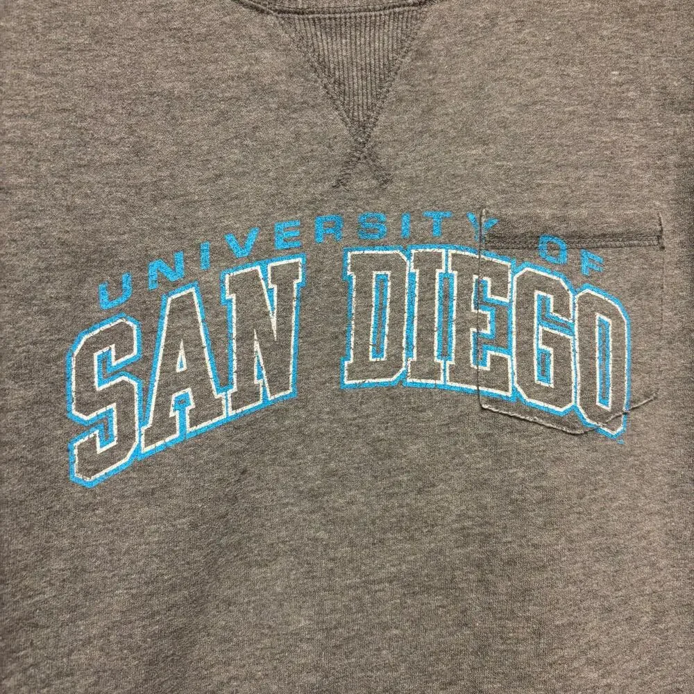 Champion Sweatshirt University of San Diego Cropped Sweatshirt Crewneck Spellout